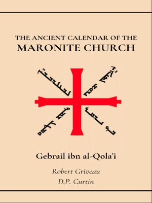 cover image of The Ancient Calendar of the Maronite Church